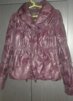 Cтильная деми куртка kira plastinina, размер xs.1 фото