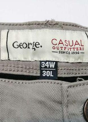 Брюки Боді george casual, w34" l30", в поясе 46-48 см, новые!3 фото