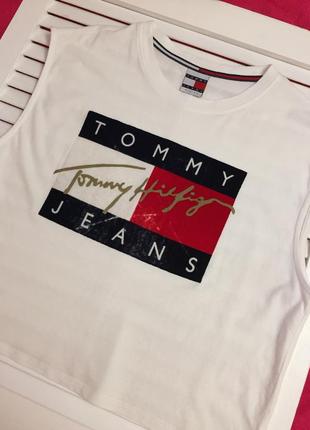 Футболка синя tommy jeans