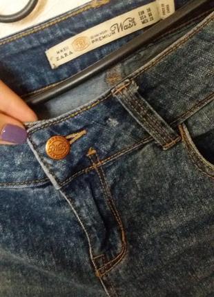 Крутые джинсы zara с дырками3 фото