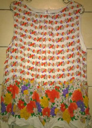 Блузка летняя женская яркая 42 размера