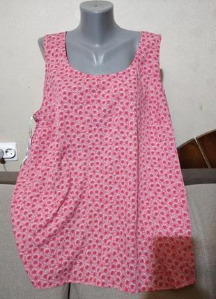 Удлиненная маечка батал nl uk22, евро 50, наш 56/58