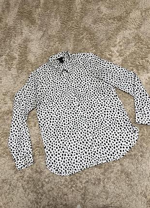 Сорочка чорно-білого кольору, розмір м