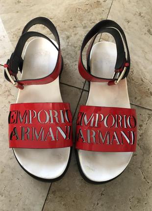 Emporio armani красивенные модные босоножки1 фото