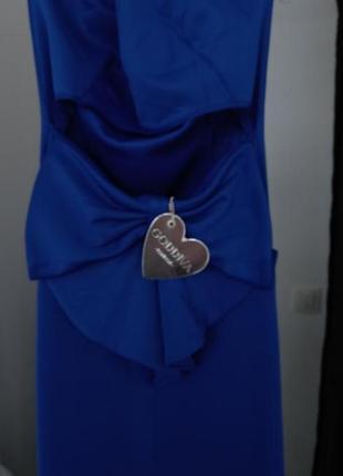 Розкішна синя сукня2 фото