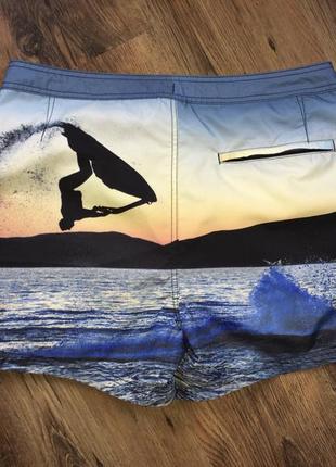 Крутые брендовые мужские пляжные серф шорты h&m оригинал3 фото