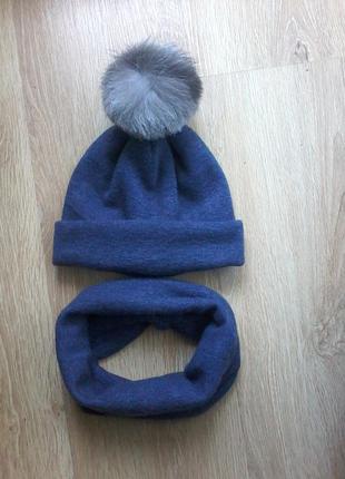 Шапка і хомут ангора 0..10р