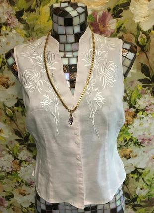 Блузка из льна