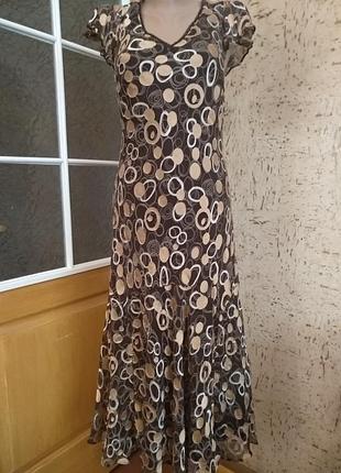 Шовкова сукня р. 12 petite country casuals