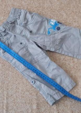 Фірмові штанці-шорти 6-12мес