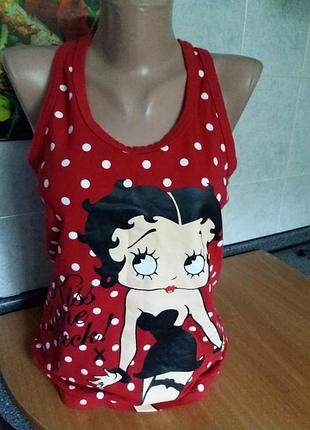 Прикольная майка betty boop