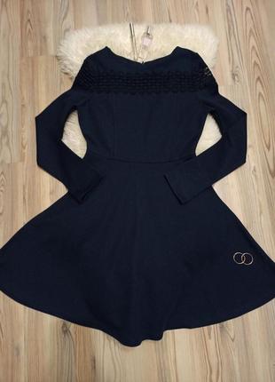 Очень красивое темно-синие платье orsay5 фото