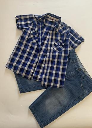 Сорочка на хлопчика короткий рукав