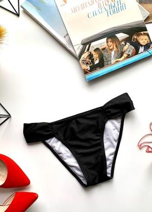 🩲отменные чёрные базовые плавки (низ купальника)/гладкие трусики от купальника/низ купальника🩲