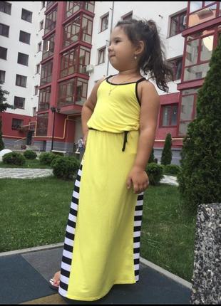 Платье сарафан на девочку 7/8лет river island, сукня плаття сарафан на літо для дівчинки