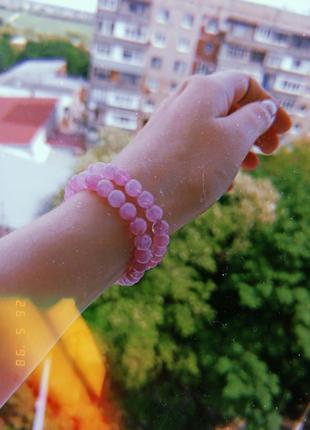 Браслет из натурального камня, ангелит