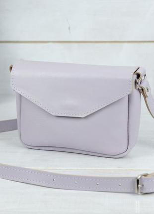 Кожаная женская сумка белая, розовая, пудровая, кремовая, светлая8 фото