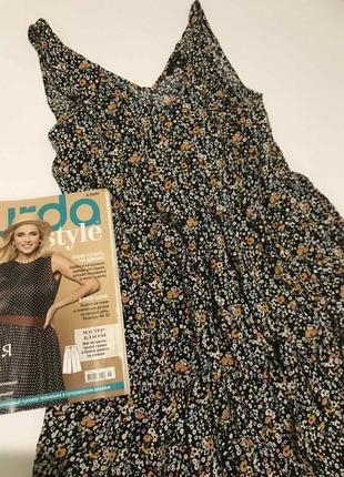 Легеньке квіткове платтячко ,плаття рюшами vero moda