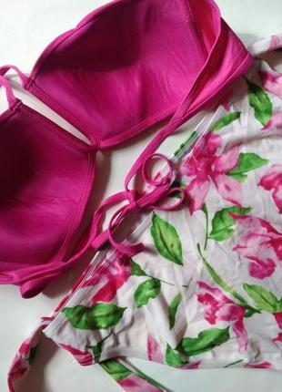 70в-з/75а-в/80а барвистий купальник бандо чашка а,5-в, будь обьем6 фото