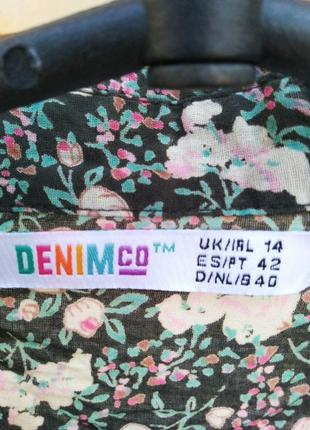 Товар люкс, женская хлопковая рубашка, размер 14.denim3 фото