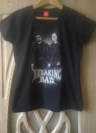 Футболка breaking bad ,у всі тяжкі,берега пуститись