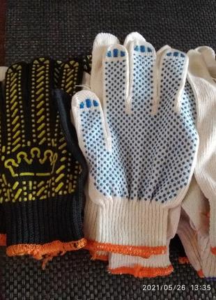 Робочі рукавички,нові.2 фото