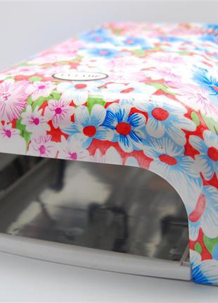 Uv лампа для гелевого нарощування 36w - wild flower