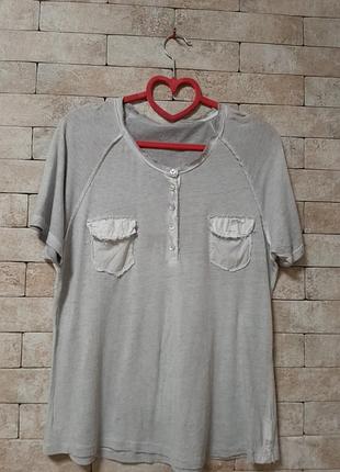 Футболка с эффектом  рваностей