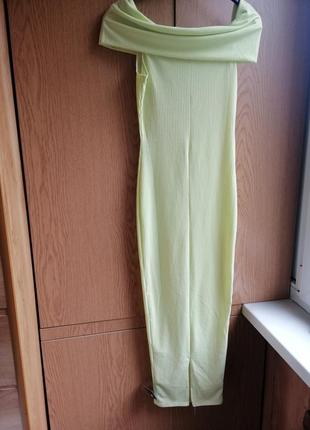 Сукня максі в рубчик3 фото