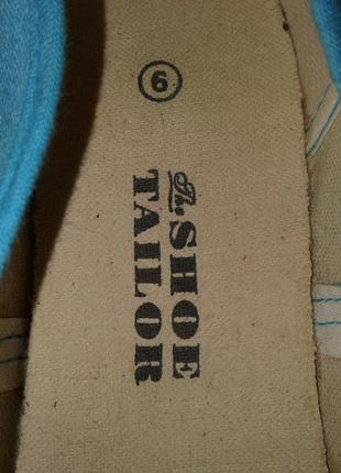 Новые текстиль/хлопок бирюзовые слипоны the shoe teylor 39р3 фото