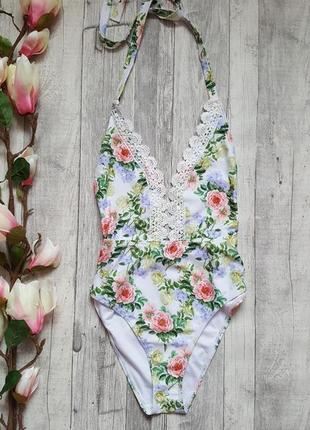 Шикарний квітковий купальник
