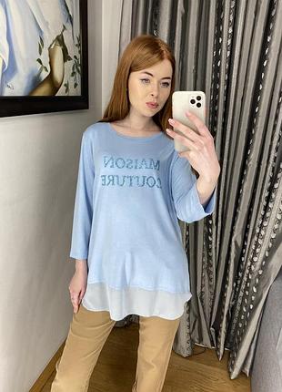 Світшот напис стразами paquito, італія