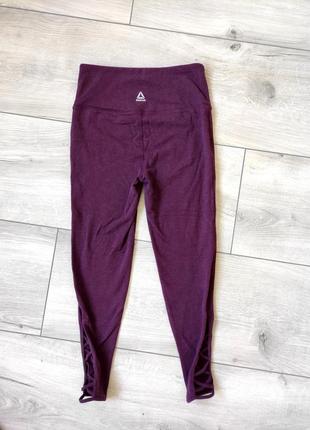 Оригинальные лосины для девушки на высокой посадке reebok размер s.
