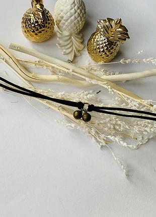 Чокер двойной с подвеской