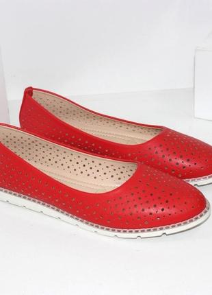 Жіночі літні яскраві балетки