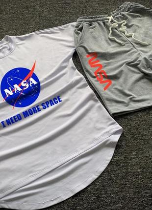 Топовий чоловічий літній спортивний костюм nasa