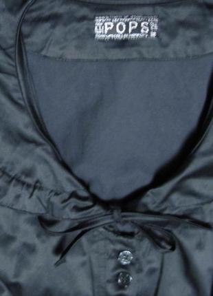 Черное платье-халат на молнии р.38(s/m)6 фото