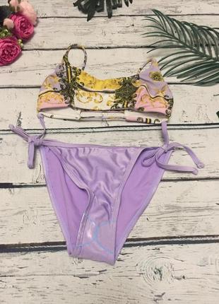 Asos купальник раздельный высокие плавки