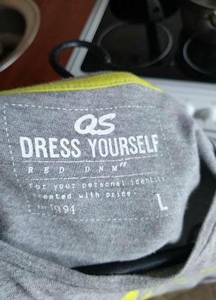 Брендовая футболка фирмы qs dress yourself.бангладеш.оригинал.l-ка.7 фото