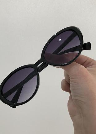 Узкие овальные солнечные солнцезащитные очки лисички, сонячні темні окуляри3 фото