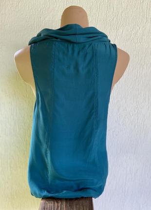 Фирменная стильная качественная натуральная блуза из шёлка4 фото