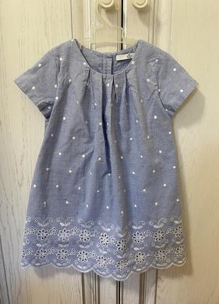 Летние нарядное платье на 2-3 года