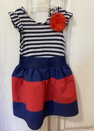 Летнее платье в полоску