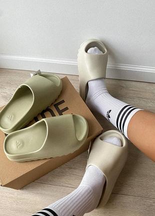 Adidas yeezy slide resin, шльопки, шльопанці жіночі адідас