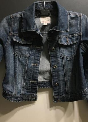 Джинсовый пиджак next для девочки 7-8 лет,рост 128