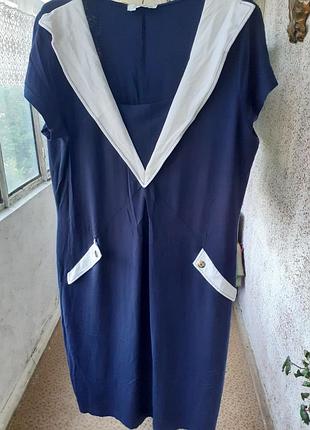 Платье в стиле "морячок'