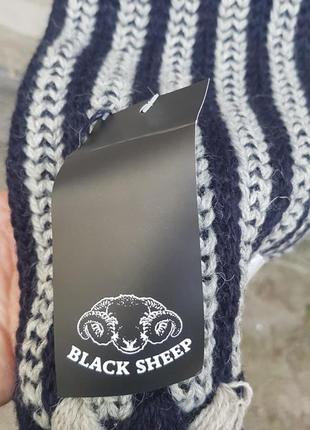Новый шерстяной шарф black sheep англия3 фото
