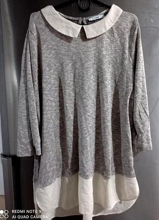 Фирменная рубашка обманка george 48-50р