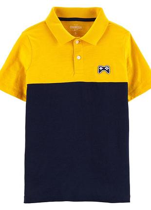 Двоколірна футболка - поло oshkosh "гравець" р. 14 на зростання 147-155