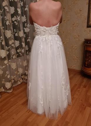 Платье свадебное новое с биркой7 фото